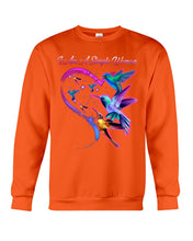 Load image into Gallery viewer, Hummingbirds Heart Shaped I Am A Simple Woman Gift For Mom Sweatshirt