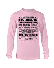 Load image into Gallery viewer, Je Suis Un Fils Chanceux Birthday Gift For Men Unisex Long Sleeve