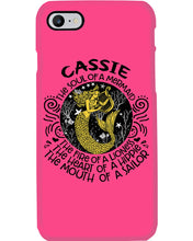 Load image into Gallery viewer, Gift For Cassie Girl The Soul Of A Mermaid Phone case