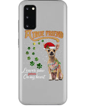 Load image into Gallery viewer, A True Friend Loves Paws On My Heart Gift For Dog Lovers Phone case