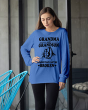 Load image into Gallery viewer, Grandma And Grandson A Bond That Can't Be Broken Custom Design Unisex Long Sleeve