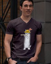 Load image into Gallery viewer, Cat Plays Flute Special Custom Design For Music Lovers Guys V-Neck