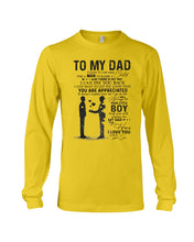 Load image into Gallery viewer, Giving For Dad Let You Know You're Appreciated Custom Design Unisex Long Sleeve