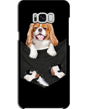 Load image into Gallery viewer, Cavalier King Charles Spaniel In Pocket - Dogs Lovers Gift Phone case