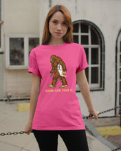 Load image into Gallery viewer, Bigfoot Come And Take It Simple Custom Design Guys Tee
