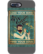 Load image into Gallery viewer, Lose Your Mind Find Your Soul Gift For Bartender Phone case