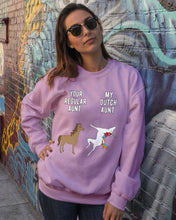 Load image into Gallery viewer, Funny Unicorn Difference Between Your Regular Aunt And My Dutch Aunt Sweatshirt