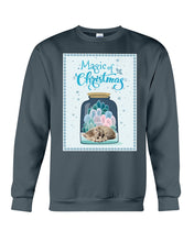 Load image into Gallery viewer, Cat In Bottle Magic Christmas Design Gift For Cat Lovers Sweatshirt