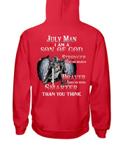 Load image into Gallery viewer, July Man Son Of God Birthday Meaningful Gift For Men Hoodie