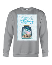 Load image into Gallery viewer, Cat In Bottle Magic Christmas Design Gift For Cat Lovers Sweatshirt