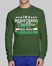 Load image into Gallery viewer, I'm A Registered Dietitian Also Know Fooducater Trending Unisex Long Sleeve