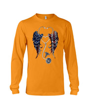 Load image into Gallery viewer, Lovely Coffee Cup Stethoscopes With Wings Gift For Nurse Unisex Long Sleeve