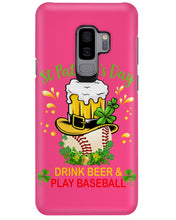Load image into Gallery viewer, Baseball Drink Beer Day St Patrick's Day Gift For Baseball Lovers Phone case