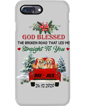 Load image into Gallery viewer, Golden Retriever X-mas Road Gift For Dog Lovers Phone case