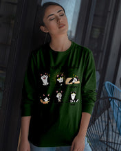 Load image into Gallery viewer, Current Black Cat's Mood Gift For Cat Lovers Unisex Long Sleeve