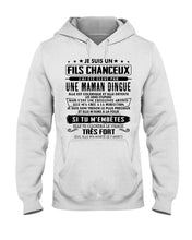 Load image into Gallery viewer, Je Suis Un Fils Chanceux Birthday Gift For Men Hoodie