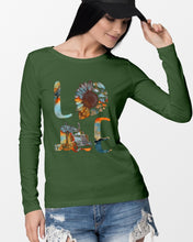 Load image into Gallery viewer, Love Trucker Simple Unique Custom Design For Personalized Job Gift Unisex Long Sleeve