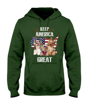 Load image into Gallery viewer, Keep America Great Yorkshire Terrier Gift For Dog Lovers Hoodie