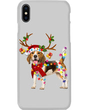 Load image into Gallery viewer, Beagle Gorgeous Reindeer Xmas Lights Gift For Dog Lovers Phone case