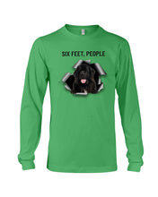 Load image into Gallery viewer, Labrador Retriever Six Feet People Unique Custom Design For Dog Lovers Unisex Long Sleeve