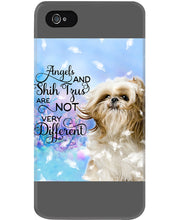 Load image into Gallery viewer, Angels And Shih Tzu Are Not Different Gift For Dog Lovers Phone case