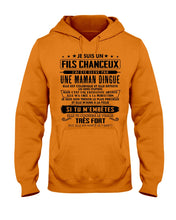 Load image into Gallery viewer, Je Suis Un Fils Chanceux Birthday Gift For Men Hoodie