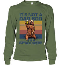 Load image into Gallery viewer, It's Not A Dad Bod It's A Father Figure Bear Unisex Long Sleeve