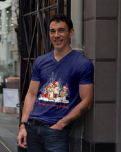 Load image into Gallery viewer, Cats We Wish You A Merry Christmas Gift For Cat Lovers Guys V-Neck