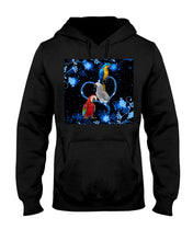 Load image into Gallery viewer, Lovely Phone Case Twinkling Blue Heart Gift For Parrots Lovers Hoodie