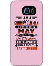 Load image into Gallery viewer, I'm A Grumpy Old Man I Was Born In May With My Heart Phone case