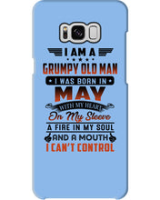 Load image into Gallery viewer, I'm A Grumpy Old Man I Was Born In May With My Heart Phone case