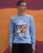 Load image into Gallery viewer, Keep America Great Yorkshire Terrier Gift For Dog Lovers Unisex Long Sleeve