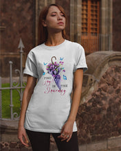 Load image into Gallery viewer, Butterflies Find Joy In The Journey Gift For Daughter Guys Tee