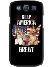 Load image into Gallery viewer, Keep America Great Yorkshire Terrier Gift For Dog Lovers Phone case