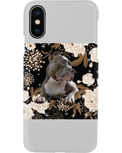 Load image into Gallery viewer, Gift For Dog Lovers Pitbull Bright Peonies Phone case
