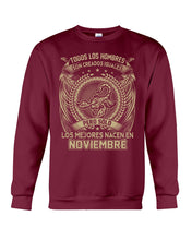 Load image into Gallery viewer, Los Mejores Nacen En Noviembre Gift For Men Sweatshirt