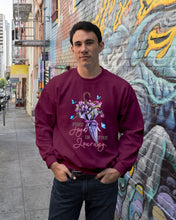 Load image into Gallery viewer, Butterflies Find Joy In The Journey Gift For Daughter Sweatshirt