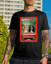 Load image into Gallery viewer, Cavalier Happy Holiday Gift For Dog Lovers Guys Tee