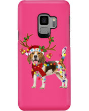 Load image into Gallery viewer, Beagle Gorgeous Reindeer Xmas Lights Gift For Dog Lovers Phone case