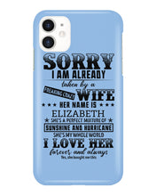 Load image into Gallery viewer, Gift For Husband I Love Here Forever And Always Phone case