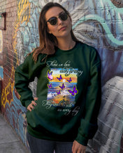 Load image into Gallery viewer, Butterfly Sunset On Beach Those We Love Don't Go Away Gift For Lover Sweatshirt