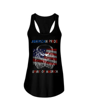 Load image into Gallery viewer, Eagle American Pride Spirit Of America Gift For American People Ladies Flowy Tank