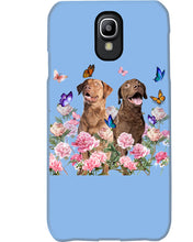 Load image into Gallery viewer, Gift For Dog LoversChesapeake Bay Retriever With Peonies Phone case
