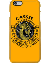 Load image into Gallery viewer, Gift For Cassie Girl The Soul Of A Mermaid Phone case