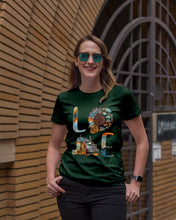 Load image into Gallery viewer, Love Trucker Simple Unique Custom Design For Personalized Job Gift Ladies Tee