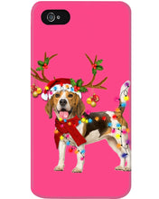 Load image into Gallery viewer, Beagle Gorgeous Reindeer Xmas Lights Gift For Dog Lovers Phone case
