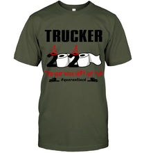 Load image into Gallery viewer, 2020 The Year When Shit Got Real Quarantined Gift For Trucker Guys Tee