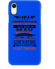 Load image into Gallery viewer, I'm A Grumpy Old Man I Was Born In May With My Heart Phone case