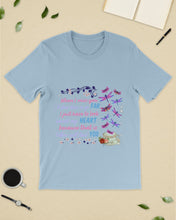 Load image into Gallery viewer, Butterflies When I Miss You I Just Have To Look Inside My Heart Gift For Lover Guys Tee