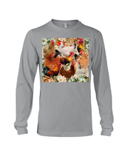 Load image into Gallery viewer, Lovely Phone Case With Flowers Gift For Chicken Lovers Unisex Long Sleeve